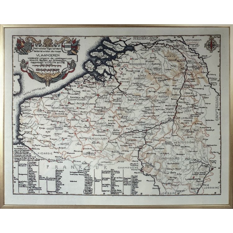 70-9410 Графство Фландрия. Набор для вышивания крестом PERMIN - 1 70-9410 Графство Фландрия. Набор для вышивания крестом PERMIN - 1