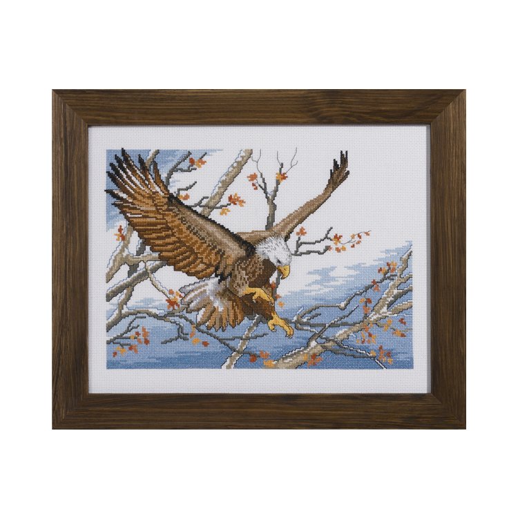 70-9319 Орел. Набор для вышивания крестом PERMIN - 1