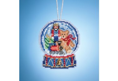 вишивка гладдю MH161934 Магазин іграшок Куля. Набір для вишивки в змішаній техніці Mill Hill