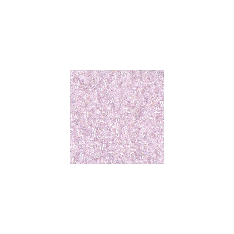 DB-55 Бісер Miyuki Delica Beads 11/0 (профарбований райдужний, рожевий) - 1