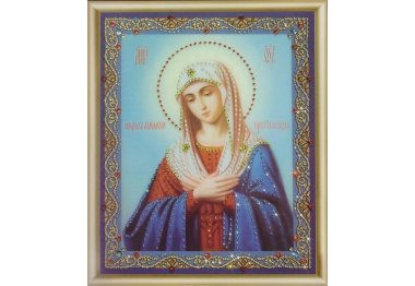 алмазна вишивка КС-055 Ікона Божої Матері Розчулення Набір картина стразами