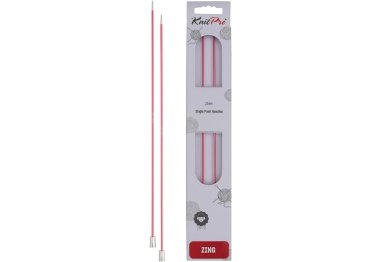 спиці для в'язання 47231 Спиці прямі Zing KnitPro, 25 см, 2.00 мм