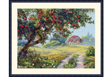  K-255 Старая яблоня. Набор для вышивки крестом Мережка