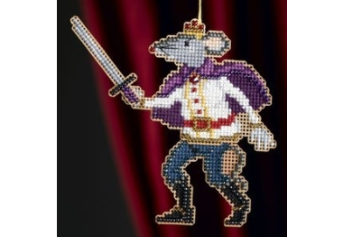 вишивка гладдю MH188303 Мишачий король. Набір для вишивки в змішаній техниці Mill Hill