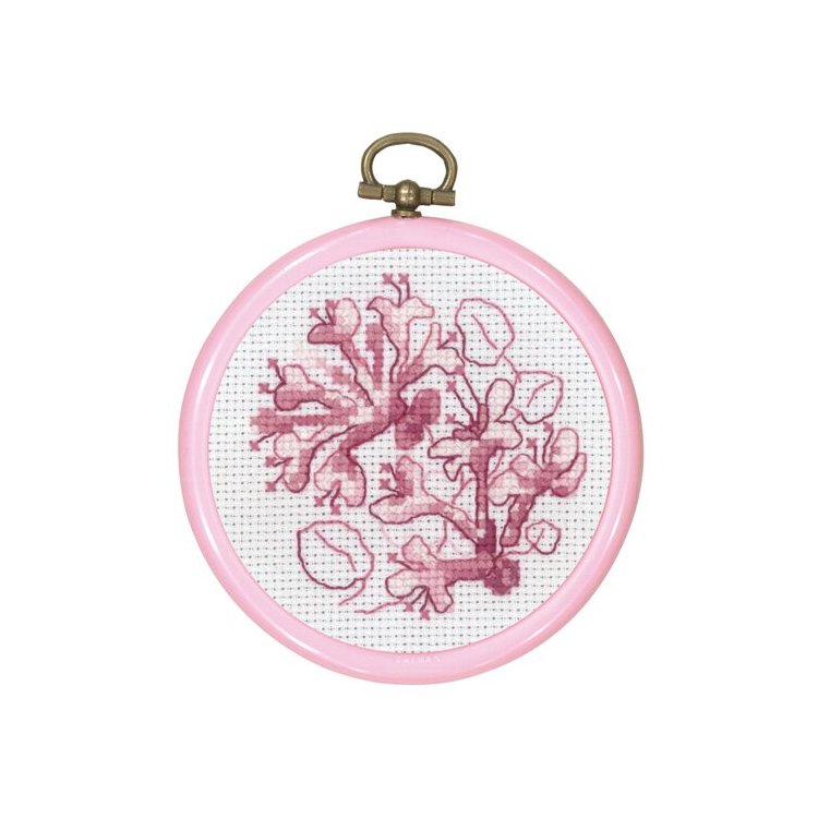 13-0842 с пяльцами Розовая жимолость (Rose Kaprifol. Набор для вышивания крестом PERMIN - 1 13-0842 с пяльцами Розовая жимолость (Rose Kaprifol. Набор для вышивания крестом PERMIN - 1