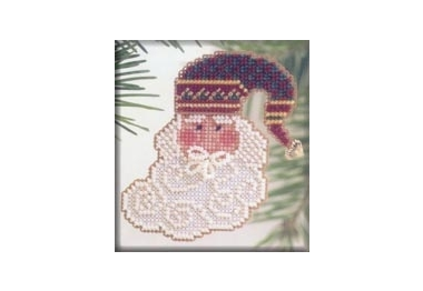 вишивка гладдю MHCSF36 Чарівний Санта. Набір для вишивки в змішаній техниці Mill Hill