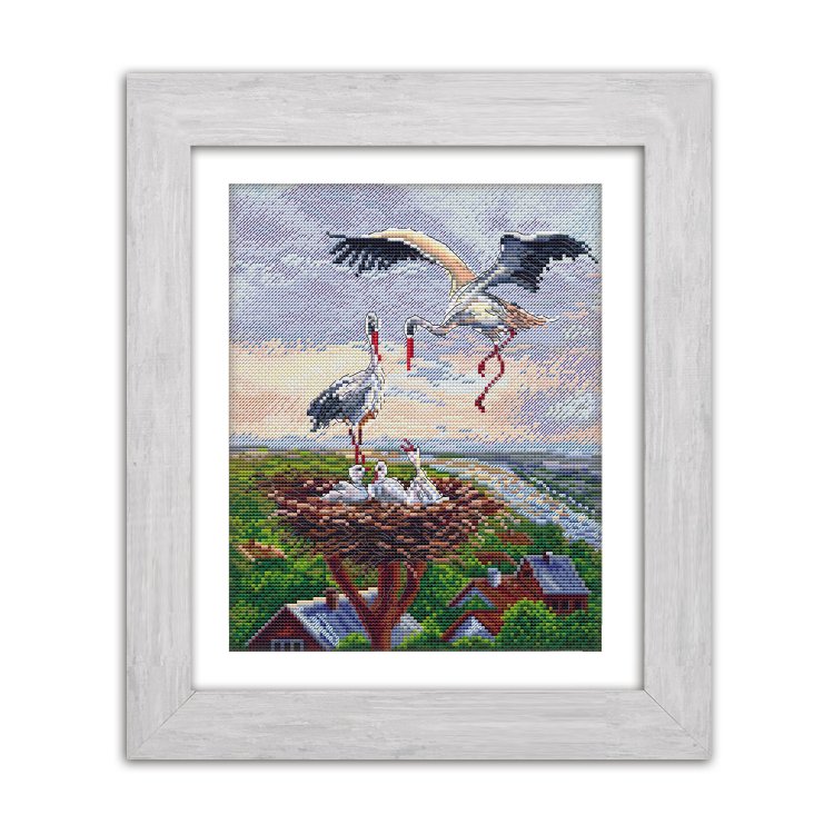 N051 Родинне гніздо. Набір для вишивки хрестом Кольорова - 1