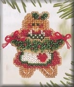 H119 Имбирное печенье. Набор для вышивки в смешанной технике Mill Hill - 1 H119 Имбирное печенье. Набор для вышивки в смешанной технике Mill Hill - 1