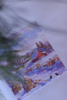 K-267A Зима. Набор для вышивки крестом Мережка - 2