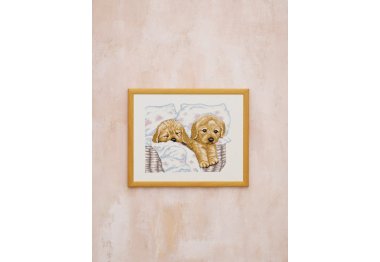  70-2328 Цуценя (Puppies. Набір для вишивання хрестом PERMIN