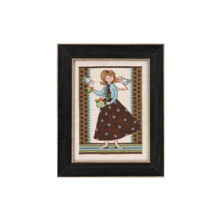 DM302103 Чай для двох. Набір для вишивки в змішаній техниці Mill Hill - 1