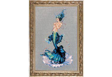  MD144 Aphrodite Mermaid // Русалка Афродіта. Схема для вишивки хрестиком на папері Mirabilia Designs