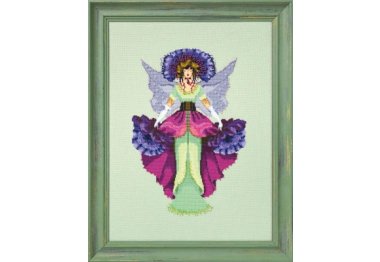  MD192 February Amethyst Fairy//Фея февральского аметиста. Схема для вышивания крестом на бумаге Mirabilia Designs