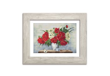  N088 Георгины. Набор для вышивки крестом Кольорова