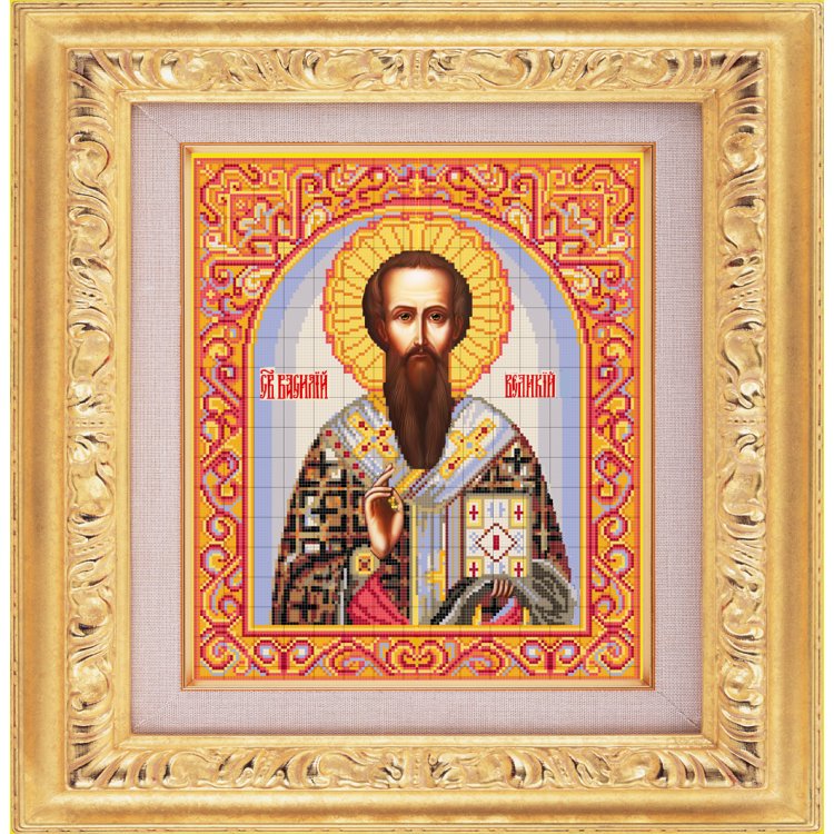 НВ-313/2 ікона Св. Василія. Схема для вишивки бісером - 1