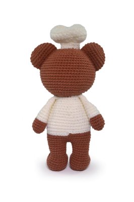 2 AMIGURUMI KIT - CUDDLY TEDDY Chef Toby. Набір для в'язання іграшки - 3