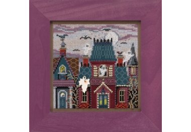 вишивка гладдю MH141923 Місто привидів. Набір для вишивки в змішаній техніці Mill Hill