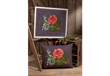  70-6426 Троянди і лілії (Roses & lilies. Набір для вишивання хрестом PERMIN