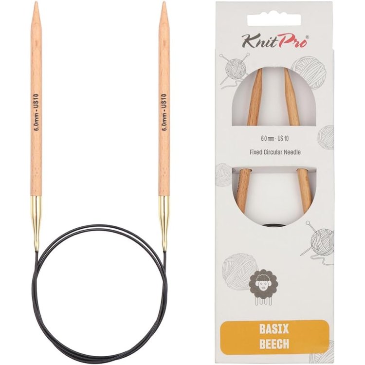 35322 Спицы круговые Basix KnitPro, 60 см, 6.00 мм - 1 35322 Спицы круговые Basix KnitPro, 60 см, 6.00 мм - 1