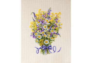  К-72 Летние цветы. Набор для вышивки крестом Мережка