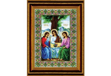  №344  Икона Пресвятой Троицы Набор для вышивания крестом