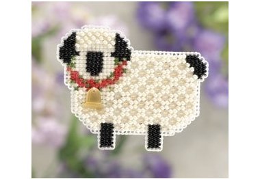 вышивка гладью MH181102 Маленький ягненок. Набор для вышивки в смешанной технике Mill Hill вышивка гладью MH181102 Маленький ягненок. Набор для вышивки в смешанной технике Mill Hill