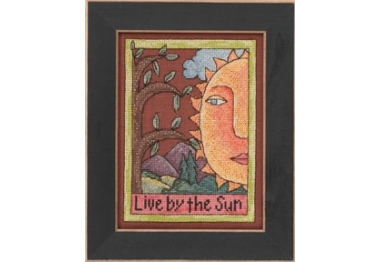вышивка гладью ST303101 Живи солнцем. Набор для вышивки в смешанной технике Mill Hill