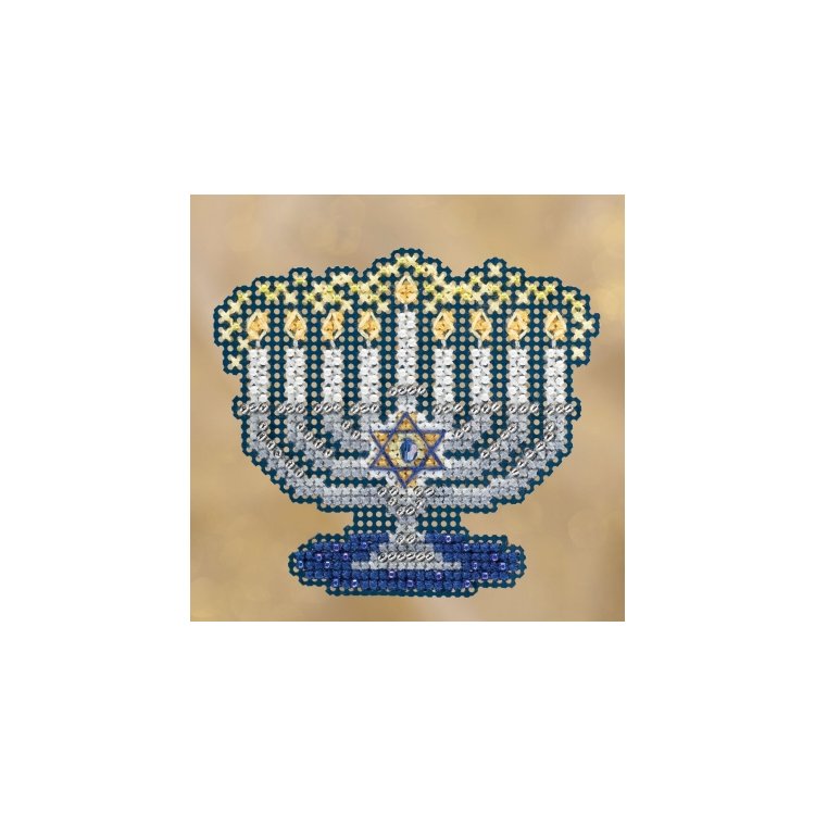 MH181833 Менора. Набор для вышивки в смешанной технике Mill Hill - 1