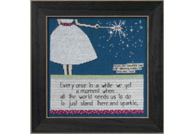 вышивка гладью CG304101 Блестящий. Набор для вышивки в смешанной технике Mill Hill