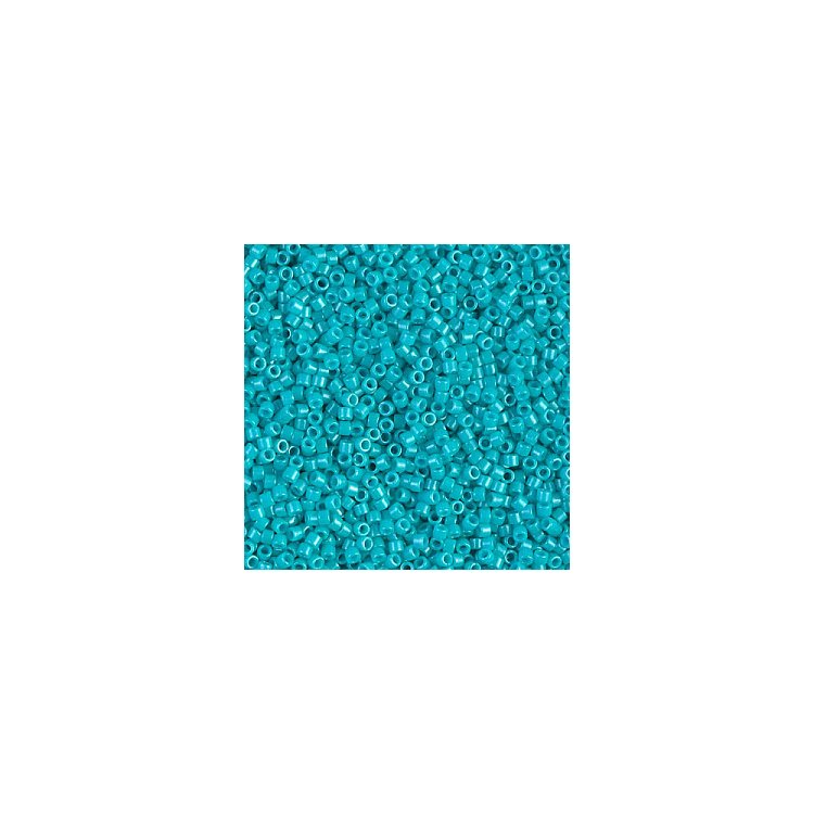 DB-658 Бісер Miyuki Delica Beads 11/0 (натуральний, бірюзовий яскравий) - 1