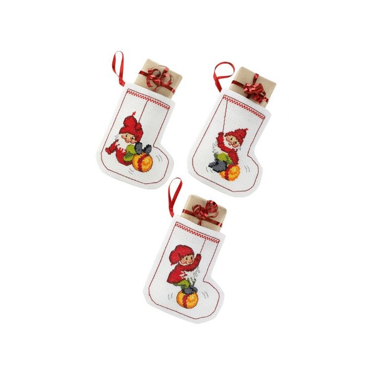 21-1246 Носки XL. Набор для вышивания крестом PERMIN - 1 21-1246 Носки XL. Набор для вышивания крестом PERMIN - 1