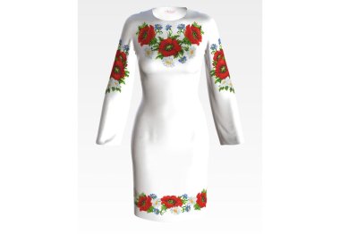  Платье женское (заготовка для вышивки) ПЛ-001