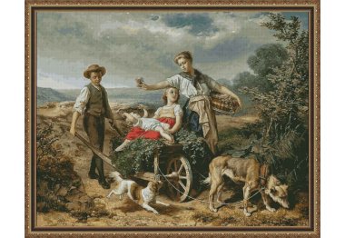 200/178 Прогулка. Набор для вышивки крестом Фантазия 200/178 Прогулка. Набор для вышивки крестом Фантазия