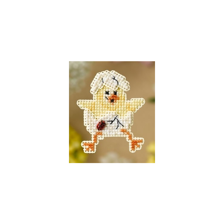 MH188101 Весняне курча. Набір для вишивки в змішаній техниці Mill Hill - 1