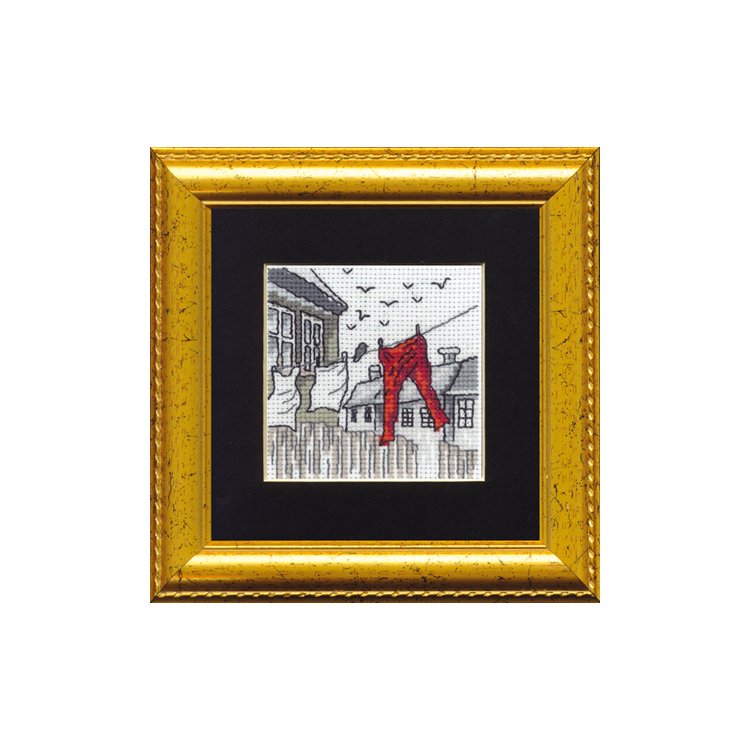 14-8411 Прачечная (Laundry. Набор для вышивания крестом PERMIN - 1