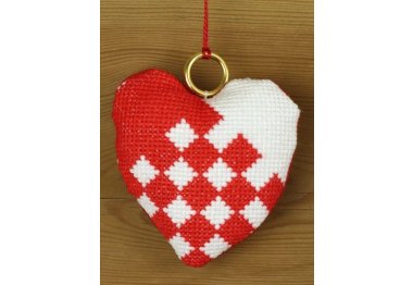 наборы для вышивки крестом 01-6250 Сплетенное сердце. Набор для вышивания крестом PERMIN