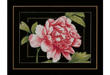  PN-0155749 Рожева троянда. Набір для вишивки хрестиком Lanarte