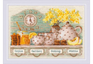 1873 Tea Time. Набір для вишивки хрестиком Ріоліс