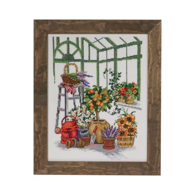 70-3105 Оранжерея. Набір для вишивання хрестом PERMIN - 1