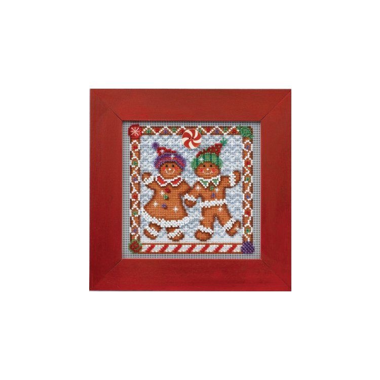 MH144301 Имбирные друзья. Набор для вышивки в смешанной технике Mill Hill - 1