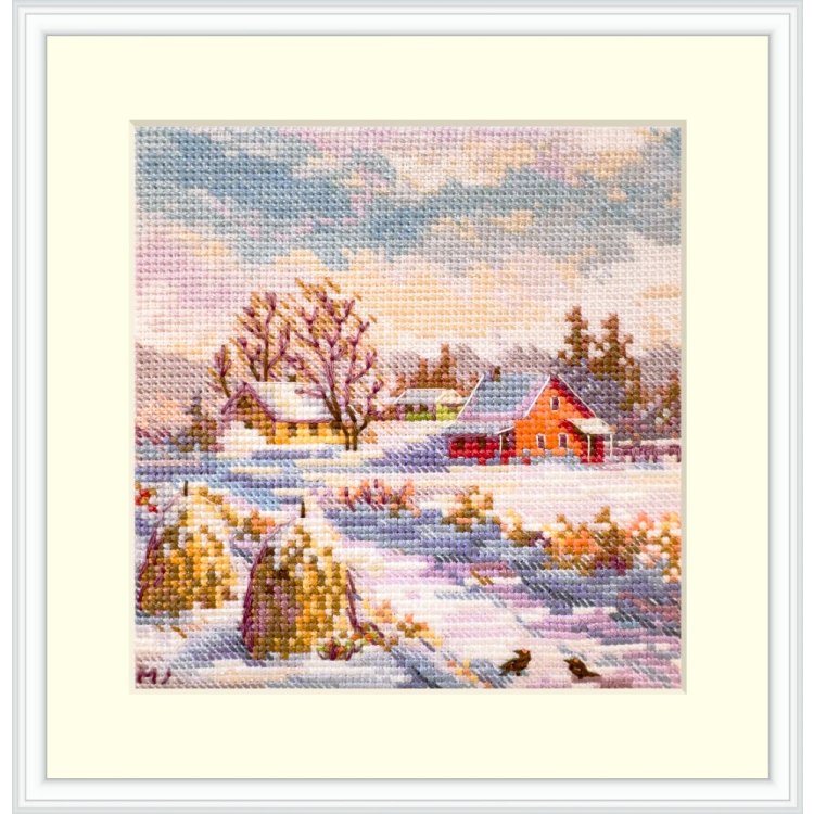 K-267B Зима. Набор для вышивки крестом Мережка - 1