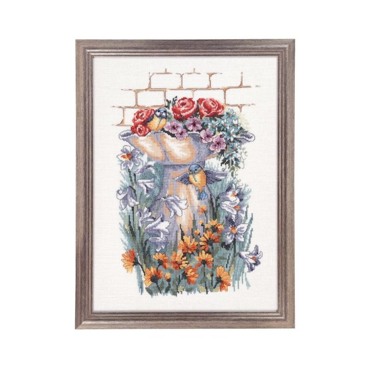 70-4399 Купальня для птиц. Набор для вышивания крестом PERMIN - 1