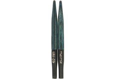 спицы для вязания 20683 Спицы съемные-мини (5 см) дерево индиго DENIM KnitPro, 4.00 мм