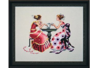  MD182 Tea//Чай. Схема для вишивання хрестом на папері Mirabilia Designs