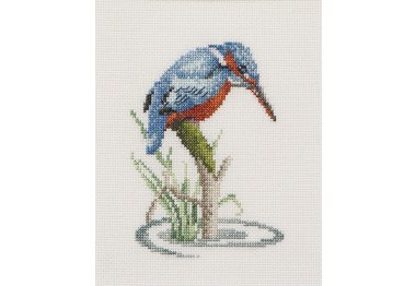  574 Kingfisher Linen. Набор для вышивки крестом Thea Gouverneur
