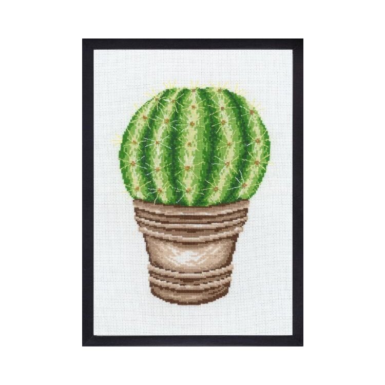 92-7444 Золотий кактус (Gold Cactus. Набір для вишивання хрестом PERMIN - 1