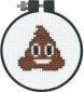 75071 Pile of Poo Emoji. Набір для вишивки хрестиком Dimensions - 1