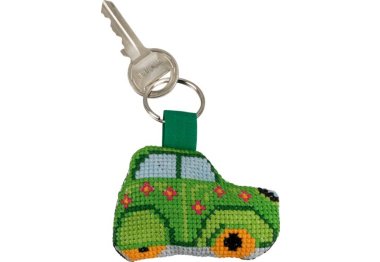  11-6115 Брелок Зеленый Ситроен. Набор для вышивания крестом PERMIN