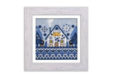 N092 Феєрія зими. Набір для вишивки хрестом Кольорова N092 Феєрія зими. Набір для вишивки хрестом Кольорова