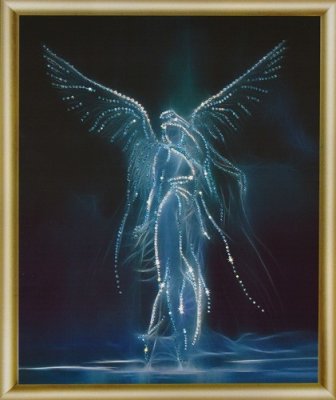 КС-037 Нічний янгол Набір картина стразами - 1